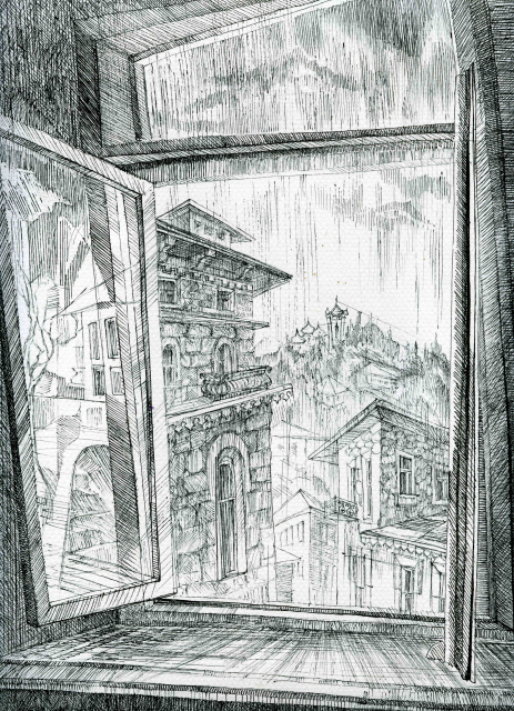 Вид из окна